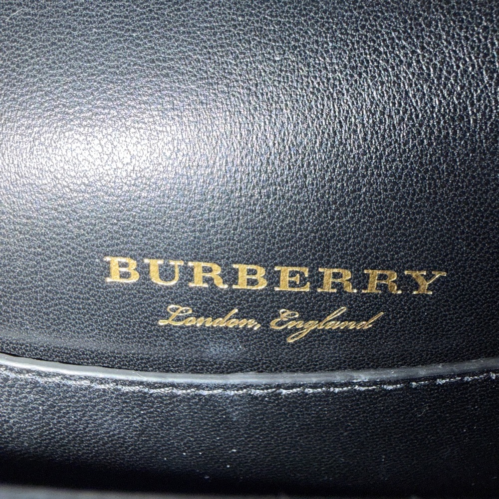 Burberry Black Crossbody Bag with Gold Accents - Picture 6 of 12